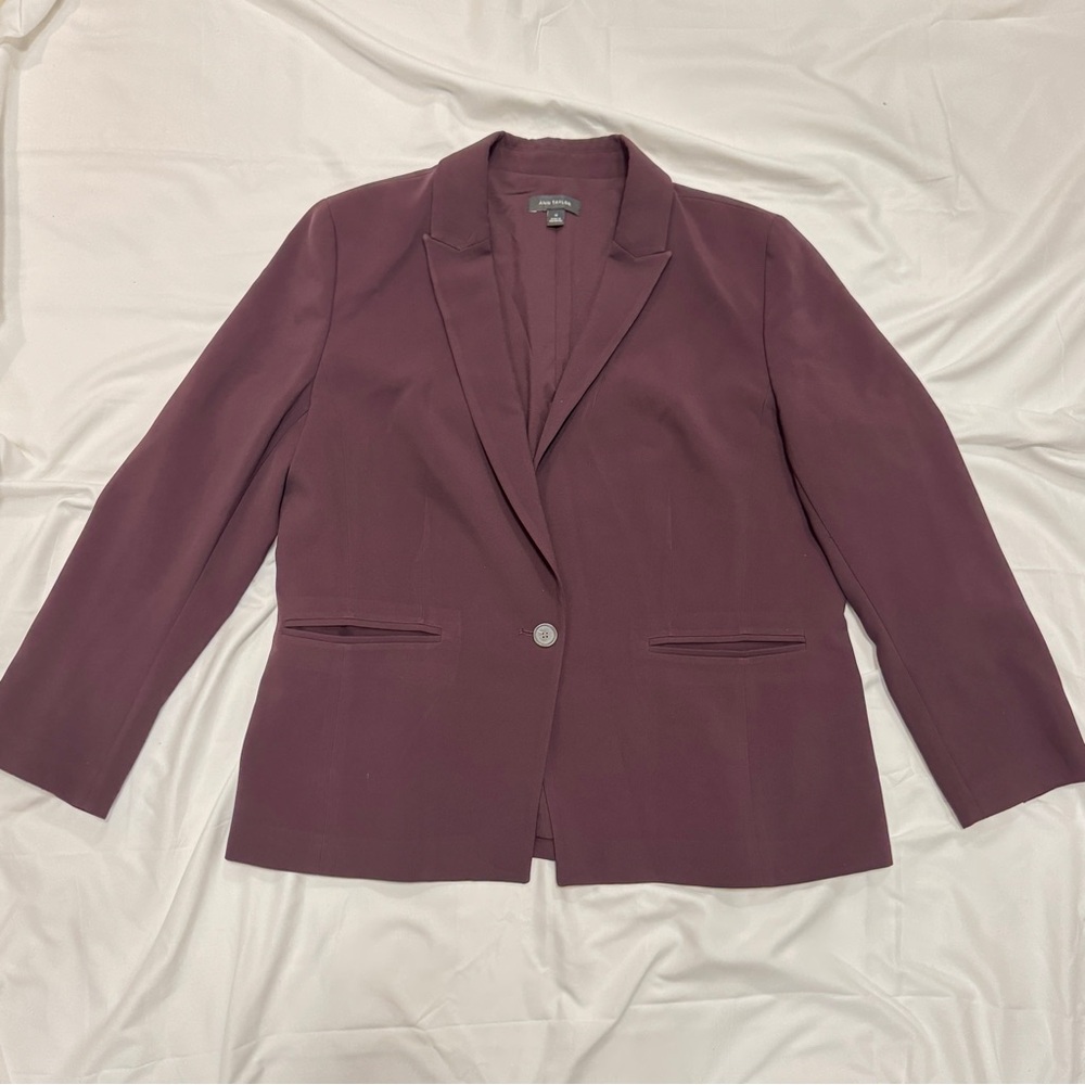 Ann Taylor Deep Purple Blazer